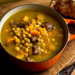 Lamb Stew With Chickpeas and Butternut Squash