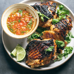 Lao-style barbecue chicken cutlets