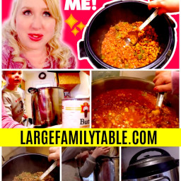LARGE FAMILY COOKING | Large Family Weekend Chili | Cook With Me!