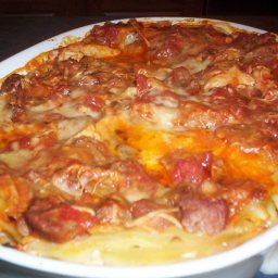 Lasagna, an old Sicilian recipe