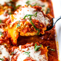 Lasagna Roll Ups With Cottage Cheese