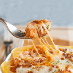 Lasagna-Stuffed Spaghetti Squash