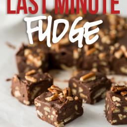 Last Minute Chocolate Fudge Recipe