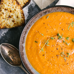 Late Harvest 4 Ingredient Roasted Tomato Soup