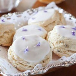 Lavender Cream Scones