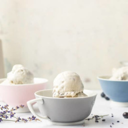 Lavender Honey Ice Cream (Dairy-Free, No Churn, Paleo)