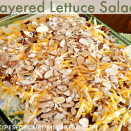 Layered Lettuce Salad-Recipe