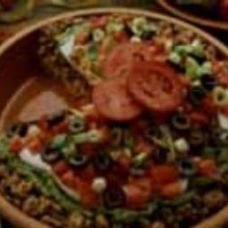 Layered Mexican Turkey-Rice Salad