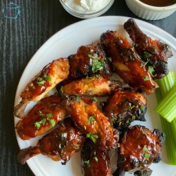 Lazy Slow Cooker Hot Honey Wings