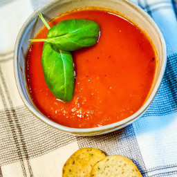 Lazy Slow Cooker Tomato Soup