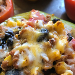 Lean Guilt-Free Taco-Stuffed Peppers