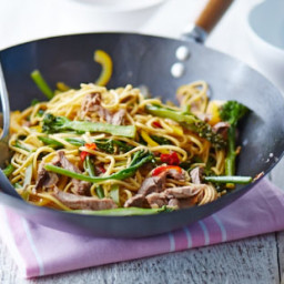 Leftover lamb, ginger and broccoli stir-fry recipe