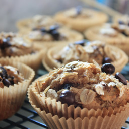 Leftover-Oatmeal Chocolate Chip Muffins