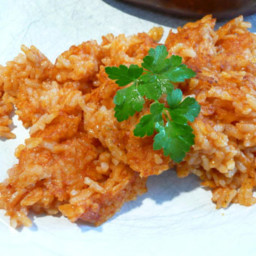 Leftover Rice Made Into Spanish Rice