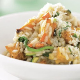 Leftover Roasted Veggie Risotto