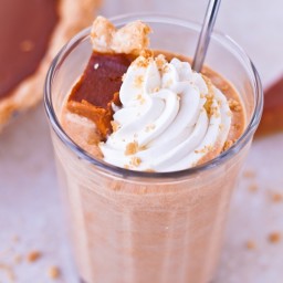 Leftover Thanksgiving Pumpkin Pie Milkshake