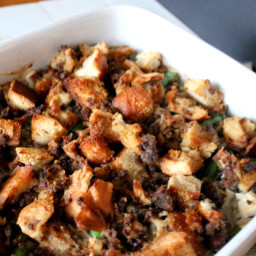 Leftover Turkey and Stuffing Casserole