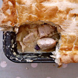 Leftover Turkey and Vegetable Pie
