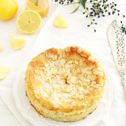 Lemon Almond Ricotta Cake