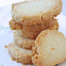 Lemon Almond Shortbread Cookies (Low Carb & Gluten Free)