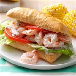 Lemon and Dill Shrimp Sandwiches Recipe