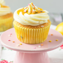 Lemon and Passion Fruit Cupcakes