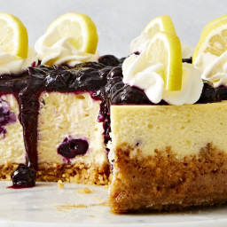 Lemon-Blueberry Cheesecake