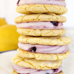 Lemon Blueberry Cream Cookies (Maine)