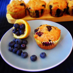 Lemon Blueberry Healthy Muffins