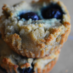 Lemon Blueberry Muffins (AIP, Paleo)