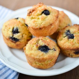 Lemon Blueberry Muffins (Gluten-Free)