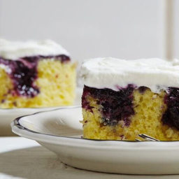 Lemon-Blueberry Poke Cake