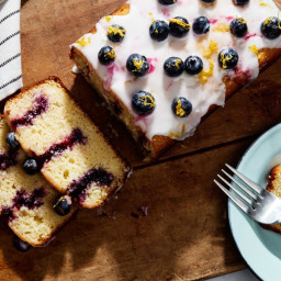 Lemon-Blueberry Poke Cake