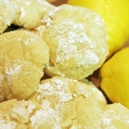 Lemon Butter Button Cookies Recipe - Lemon Crinkle Cookies