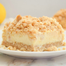 Lemon Cheesecake Crumb Bars