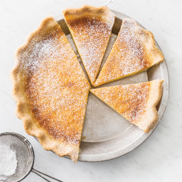 Lemon Chess Pie with Cornmeal-Buttermilk Crust