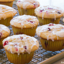 Lemon Cranberry Muffins Recipe