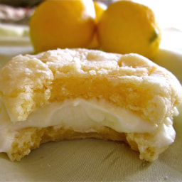 Lemon Crinkle Cookies with Lemon Frosting