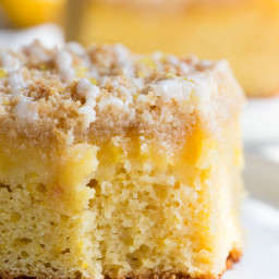 Lemon Crumb Cake with Lemon Curd {Paleo}