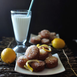 Lemon Curd Donuts (vegan and gluten-free)