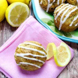 Lemon Date Muffins - Healthy