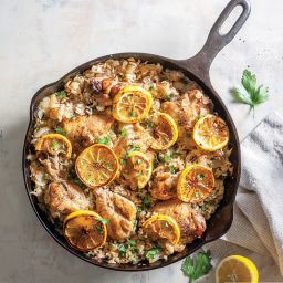 Lemon-Garlic Chicken and Rice