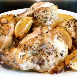 Lemon-Garlic Roasted Chicken (GF)