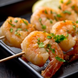 Lemon-garlic Shrimp Skewers