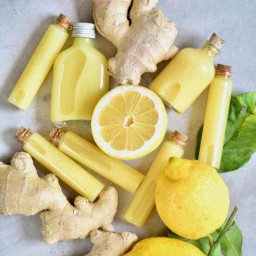 Lemon, Ginger and Cayenne Immunity Shots