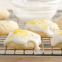 Lemon-Glazed Cream Cheese Cookies