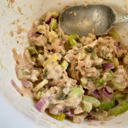 Lemon Herb Tuna Fish Salad (sugar-free, low-fat)
