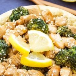 Lemon Honey Chicken and Broccoli Stir-Fry