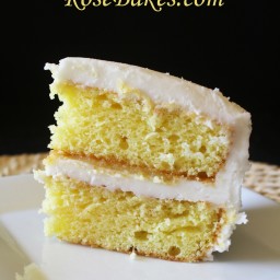 Lemon Icebox Cake {Recipe} with Lemon Curd Filling and Cream Cheese Frostin