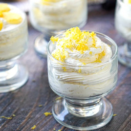 Lemon Keto Cheesecake Mousse | easy, no bake dessert